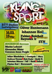 Tickets für Klangsport Festival am 16.03.2013 kaufen - Online Kartenvorverkauf
